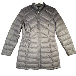 Down Filled Packable Winter Jacket Coat Lightwieght Dark Grey 'Gotcha Glacier' S